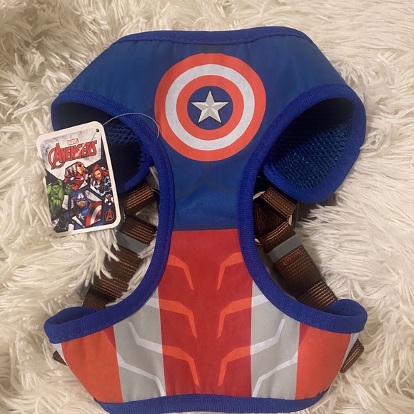 captain america dog harness